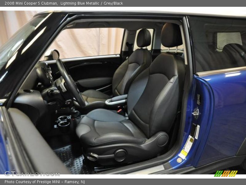 Lightning Blue Metallic / Grey/Black 2008 Mini Cooper S Clubman