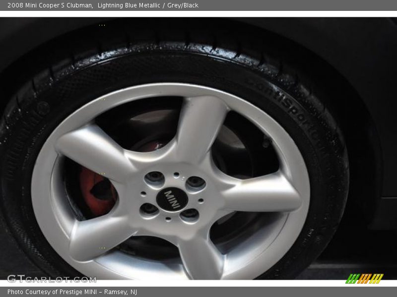 Lightning Blue Metallic / Grey/Black 2008 Mini Cooper S Clubman