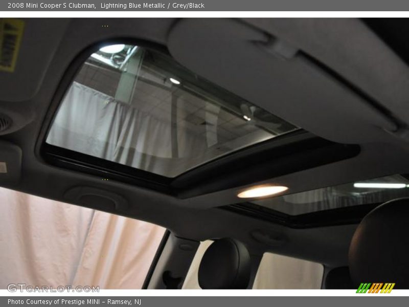 Lightning Blue Metallic / Grey/Black 2008 Mini Cooper S Clubman