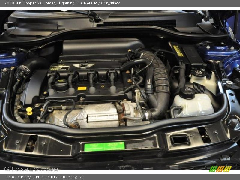 Lightning Blue Metallic / Grey/Black 2008 Mini Cooper S Clubman