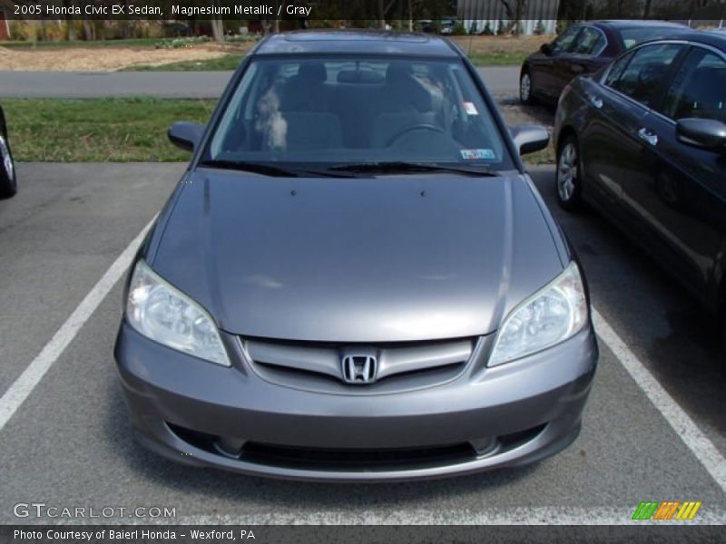 Magnesium Metallic / Gray 2005 Honda Civic EX Sedan