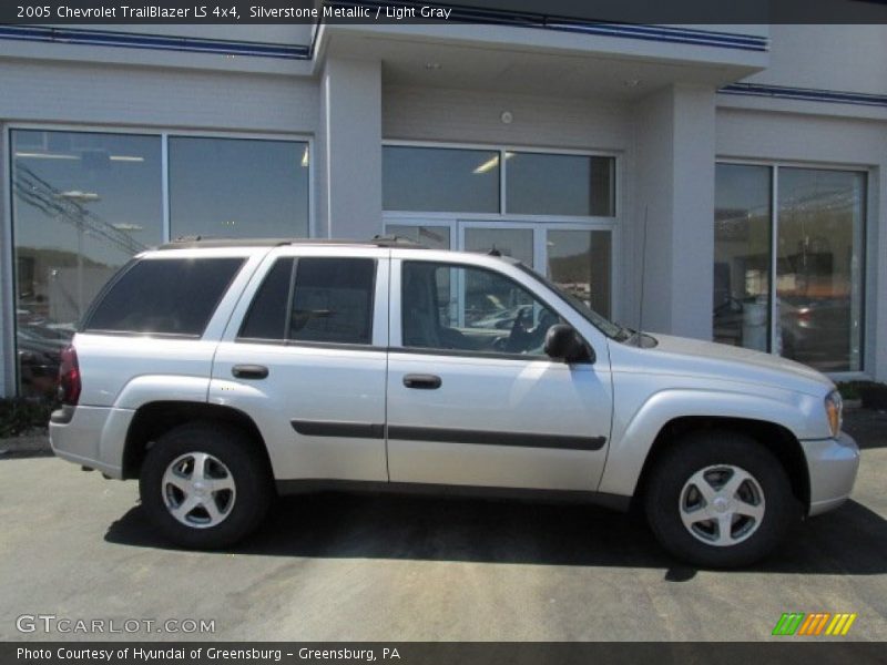 Silverstone Metallic / Light Gray 2005 Chevrolet TrailBlazer LS 4x4
