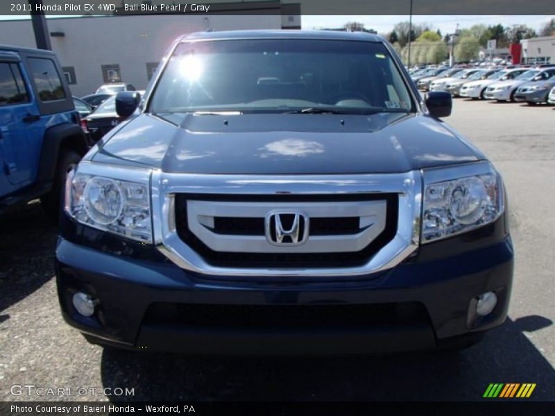 Bali Blue Pearl / Gray 2011 Honda Pilot EX 4WD