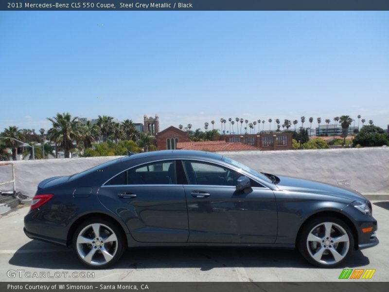 Steel Grey Metallic / Black 2013 Mercedes-Benz CLS 550 Coupe