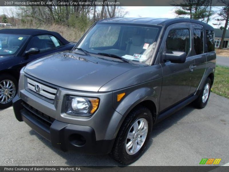 Galaxy Gray Metallic / Black/Titanium 2007 Honda Element EX AWD