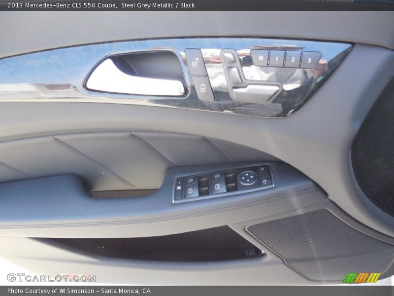 Steel Grey Metallic / Black 2013 Mercedes-Benz CLS 550 Coupe