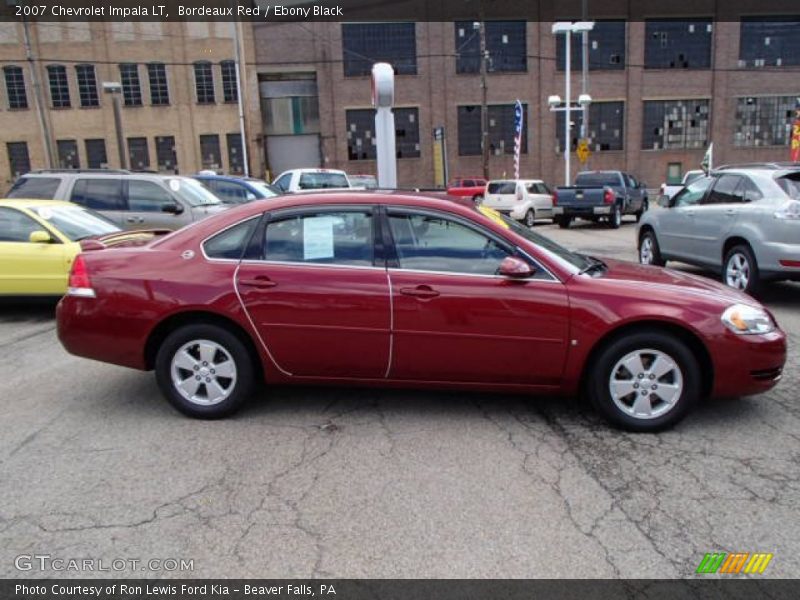 Bordeaux Red / Ebony Black 2007 Chevrolet Impala LT