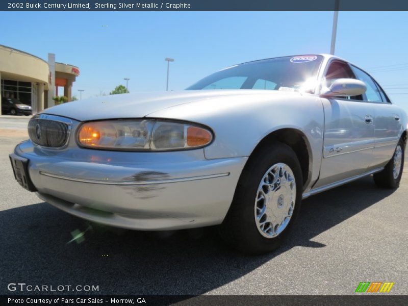 Sterling Silver Metallic / Graphite 2002 Buick Century Limited
