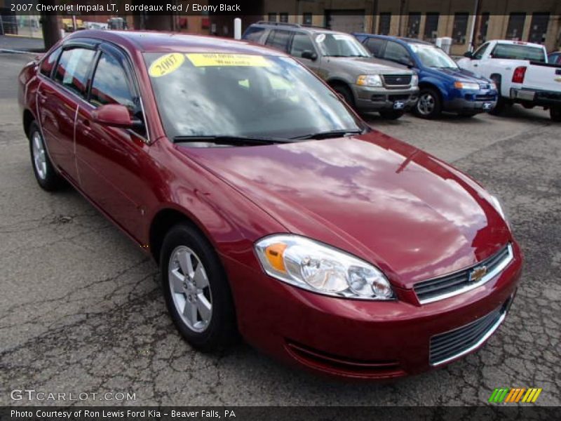 Bordeaux Red / Ebony Black 2007 Chevrolet Impala LT