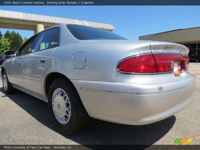 Sterling Silver Metallic / Graphite 2002 Buick Century Limited