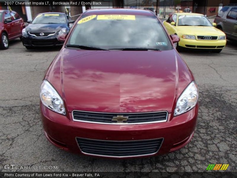 Bordeaux Red / Ebony Black 2007 Chevrolet Impala LT