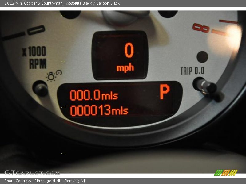 Absolute Black / Carbon Black 2013 Mini Cooper S Countryman