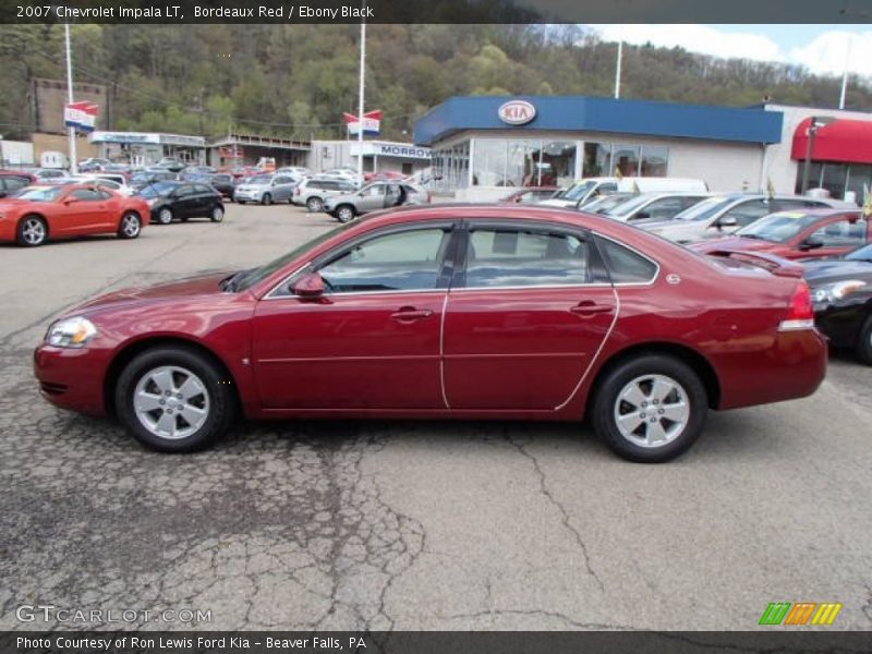 Bordeaux Red / Ebony Black 2007 Chevrolet Impala LT