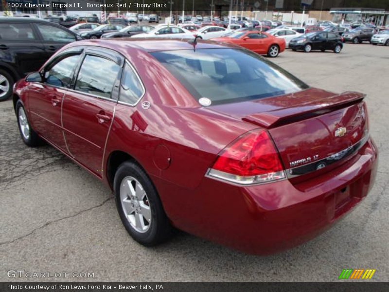 Bordeaux Red / Ebony Black 2007 Chevrolet Impala LT