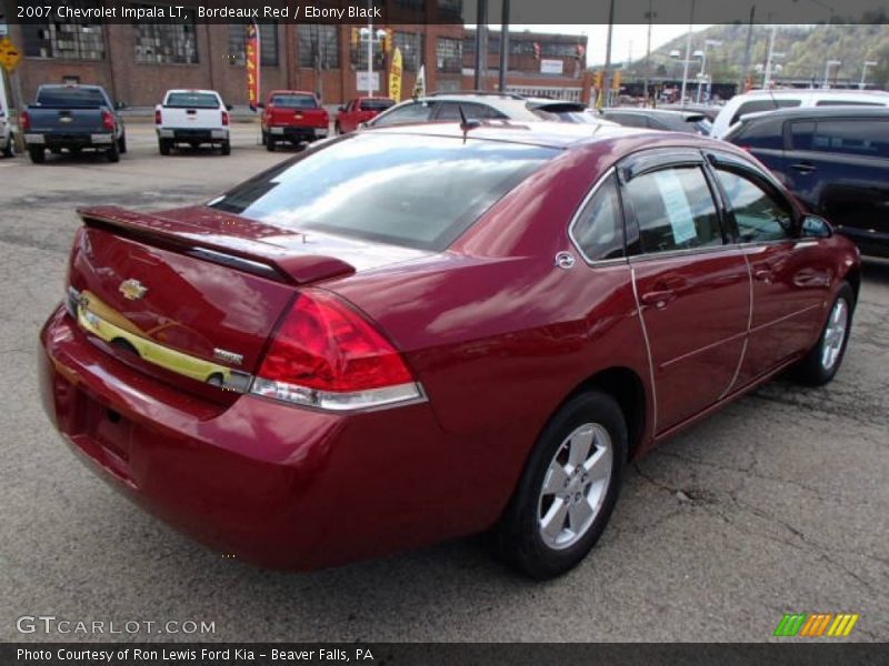 Bordeaux Red / Ebony Black 2007 Chevrolet Impala LT