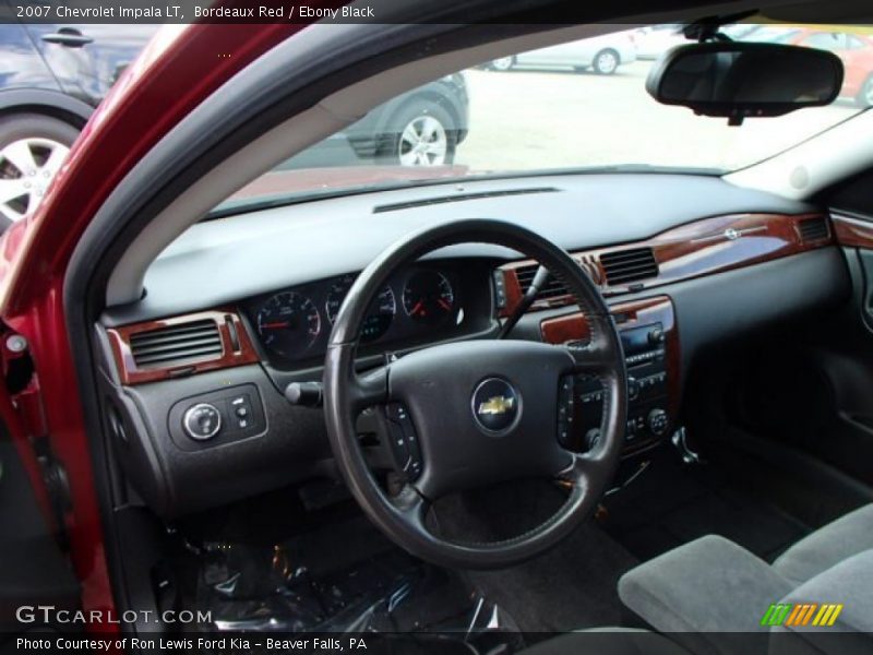 Bordeaux Red / Ebony Black 2007 Chevrolet Impala LT