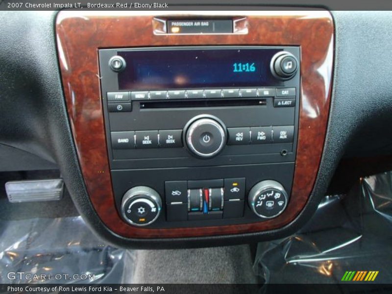 Bordeaux Red / Ebony Black 2007 Chevrolet Impala LT