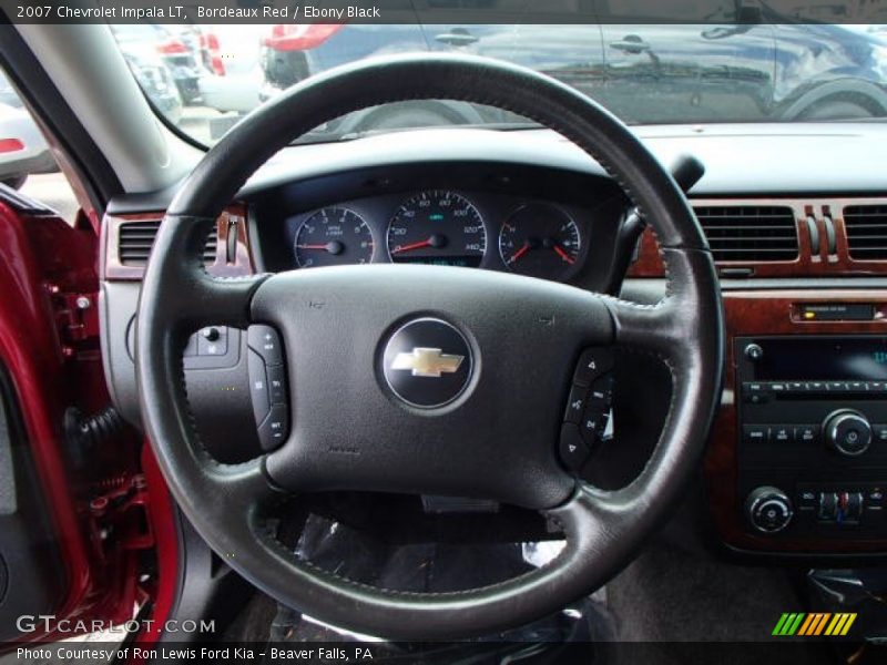Bordeaux Red / Ebony Black 2007 Chevrolet Impala LT