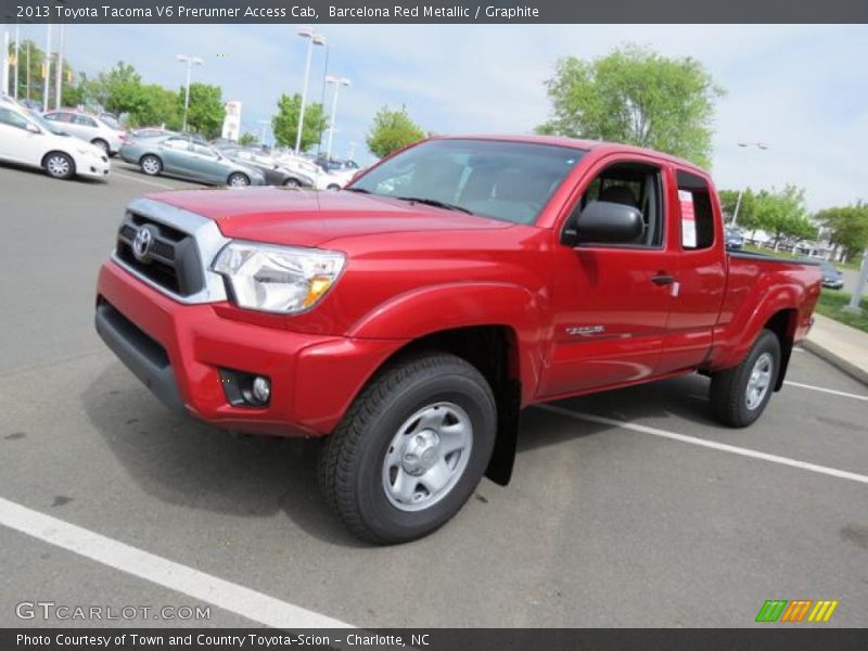 Barcelona Red Metallic / Graphite 2013 Toyota Tacoma V6 Prerunner Access Cab