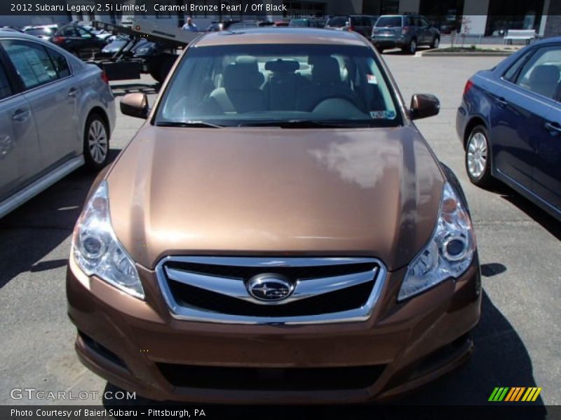 Caramel Bronze Pearl / Off Black 2012 Subaru Legacy 2.5i Limited