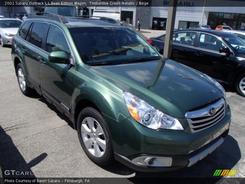 Timberline Green Metallic / Beige 2001 Subaru Outback L.L.Bean Edition Wagon