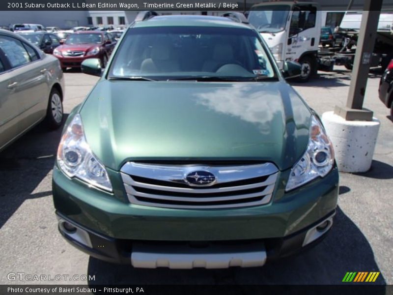 Timberline Green Metallic / Beige 2001 Subaru Outback L.L.Bean Edition Wagon