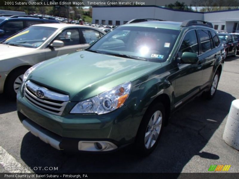 Timberline Green Metallic / Beige 2001 Subaru Outback L.L.Bean Edition Wagon