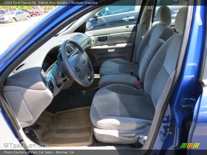  2003 Taurus SE Medium Graphite Interior