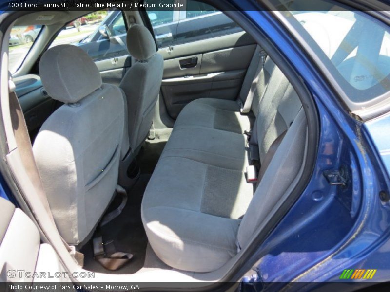 Rear Seat of 2003 Taurus SE