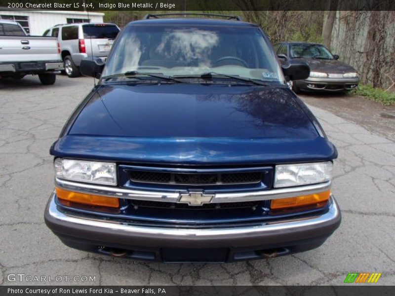 Indigo Blue Metallic / Beige 2000 Chevrolet Blazer LS 4x4