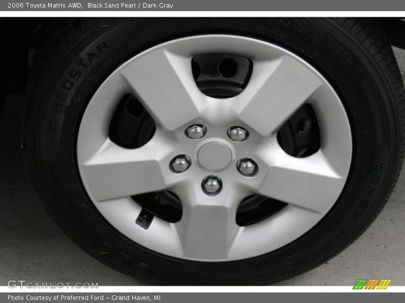 Black Sand Pearl / Dark Gray 2006 Toyota Matrix AWD