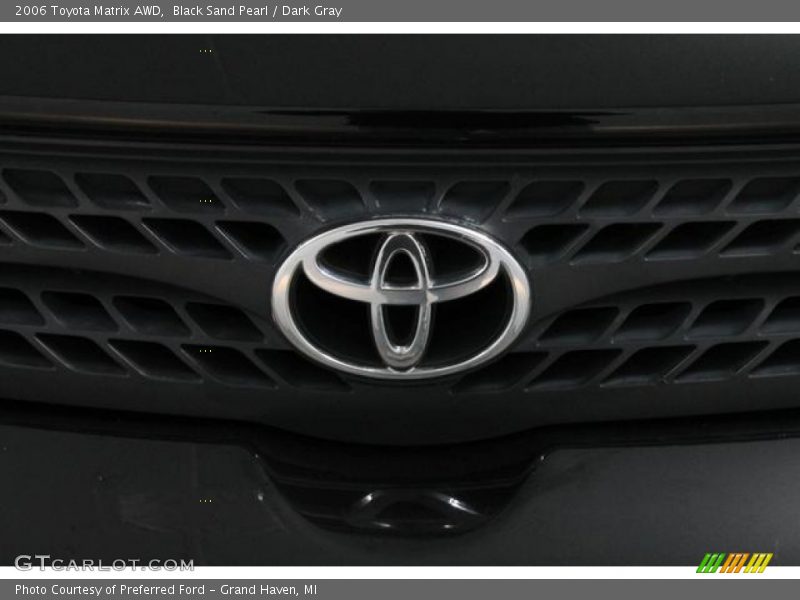 Black Sand Pearl / Dark Gray 2006 Toyota Matrix AWD