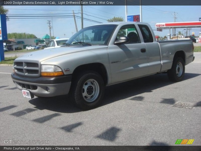 Light Driftwood Satin Glow / Mist Gray 1999 Dodge Dakota Extended Cab