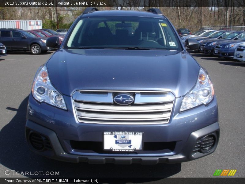Twilight Blue Metallic / Black 2013 Subaru Outback 2.5i