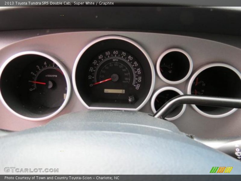 Super White / Graphite 2013 Toyota Tundra SR5 Double Cab