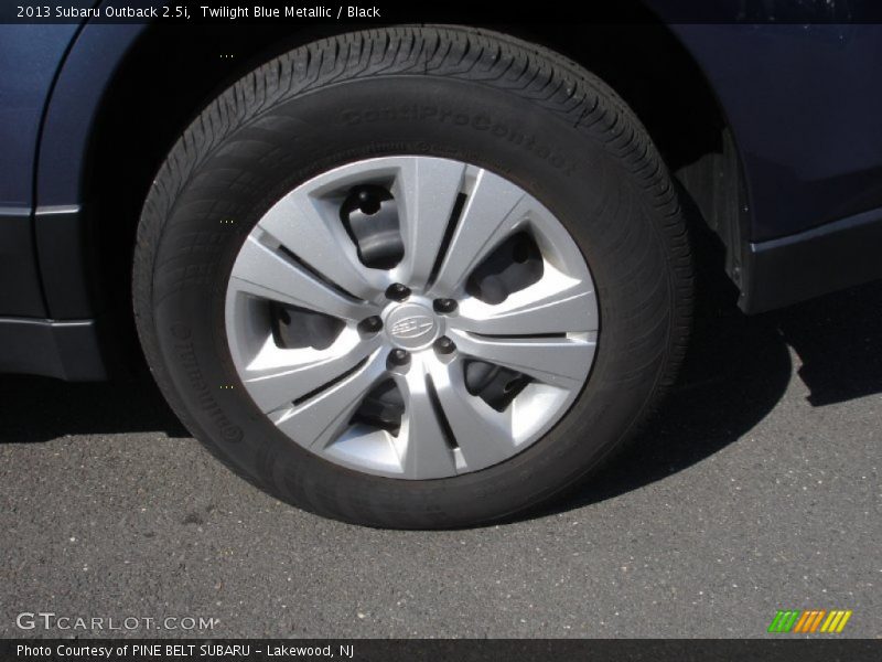 Twilight Blue Metallic / Black 2013 Subaru Outback 2.5i