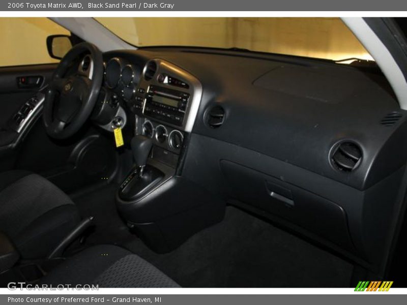 Black Sand Pearl / Dark Gray 2006 Toyota Matrix AWD