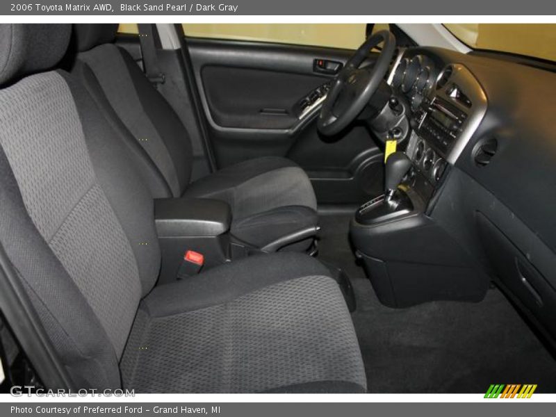 Black Sand Pearl / Dark Gray 2006 Toyota Matrix AWD