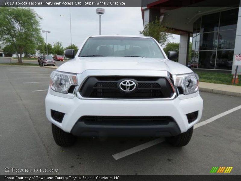 Super White / Graphite 2013 Toyota Tacoma Prerunner Access Cab