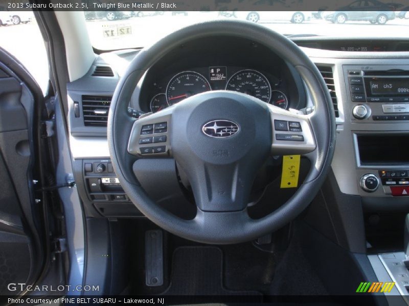 Twilight Blue Metallic / Black 2013 Subaru Outback 2.5i