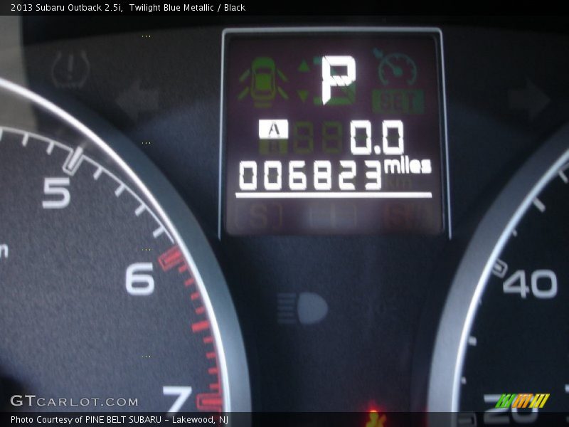 Twilight Blue Metallic / Black 2013 Subaru Outback 2.5i