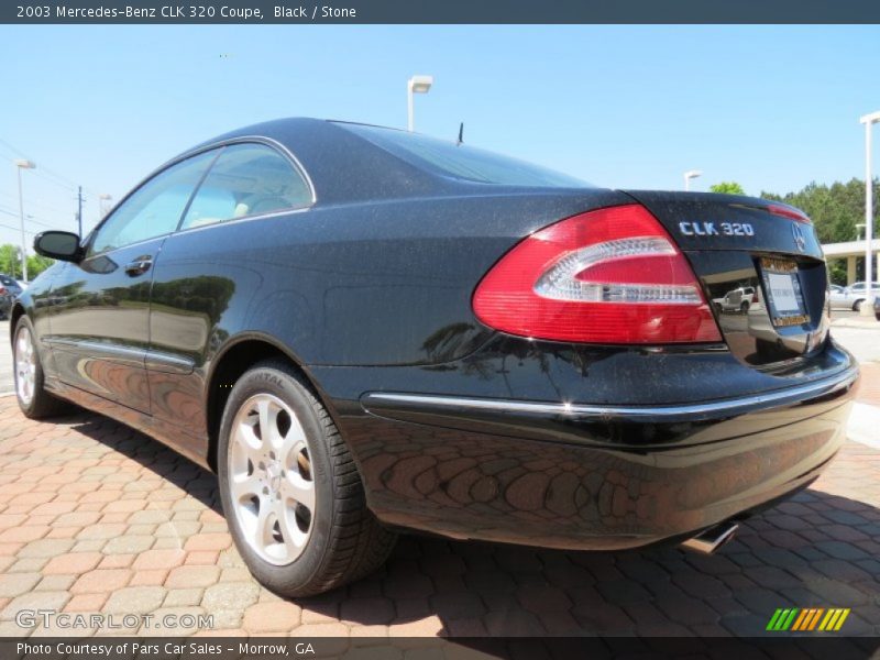 Black / Stone 2003 Mercedes-Benz CLK 320 Coupe