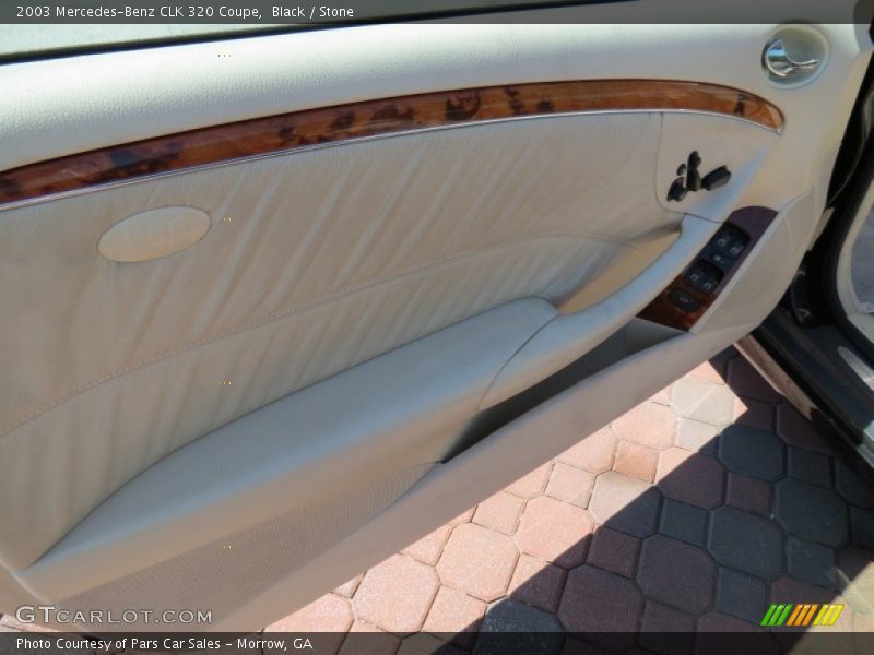 Black / Stone 2003 Mercedes-Benz CLK 320 Coupe