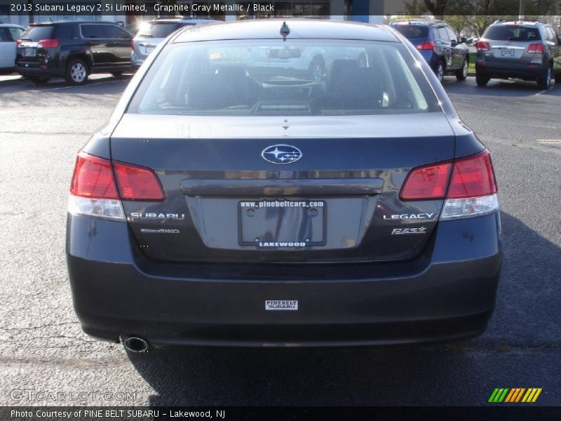 Graphite Gray Metallic / Black 2013 Subaru Legacy 2.5i Limited