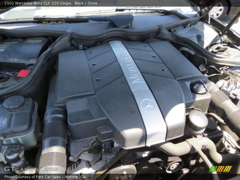 Black / Stone 2003 Mercedes-Benz CLK 320 Coupe