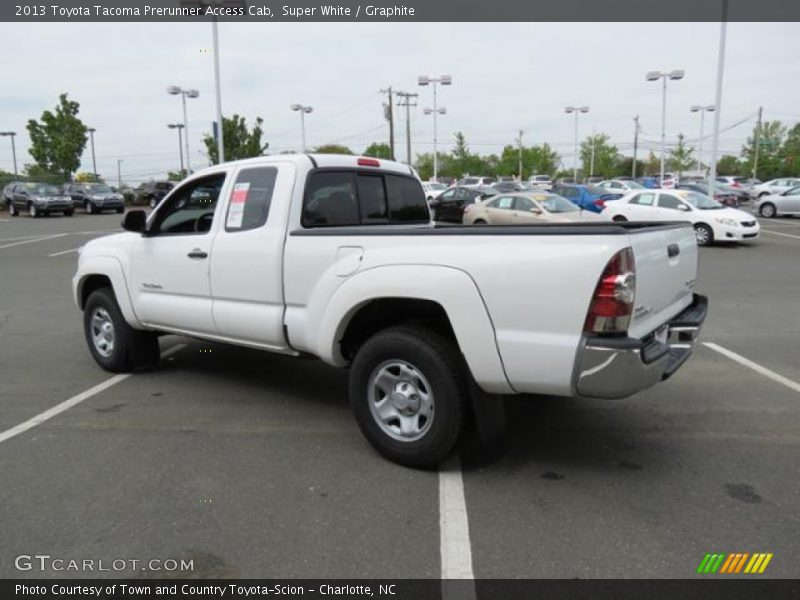Super White / Graphite 2013 Toyota Tacoma Prerunner Access Cab