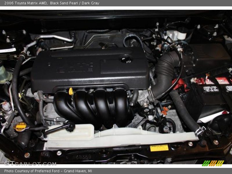 Black Sand Pearl / Dark Gray 2006 Toyota Matrix AWD