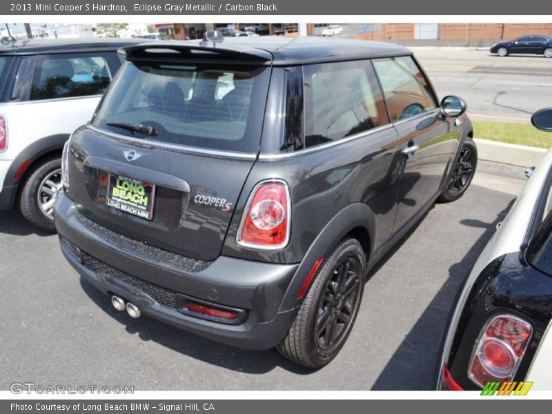 Eclipse Gray Metallic / Carbon Black 2013 Mini Cooper S Hardtop