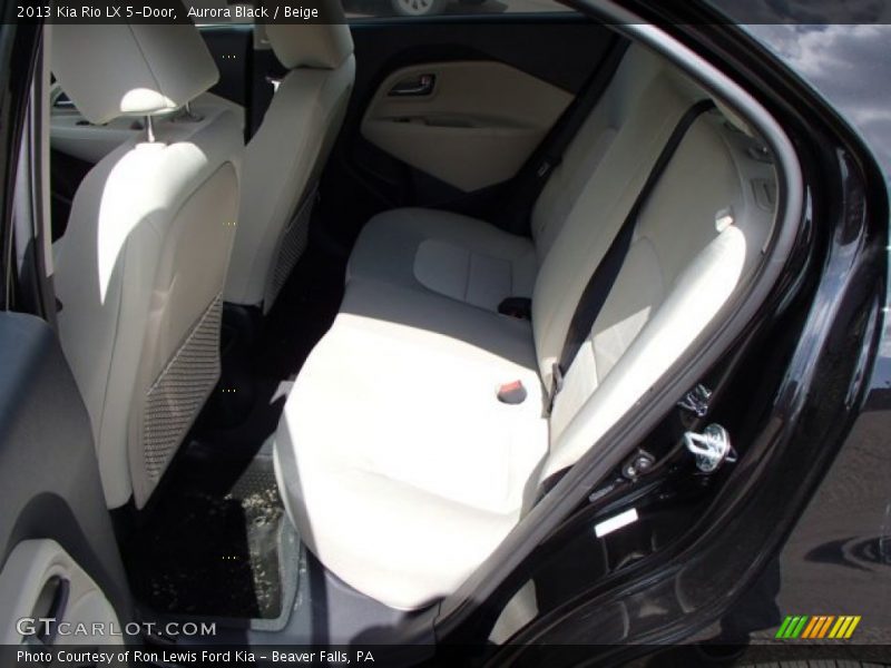 Aurora Black / Beige 2013 Kia Rio LX 5-Door