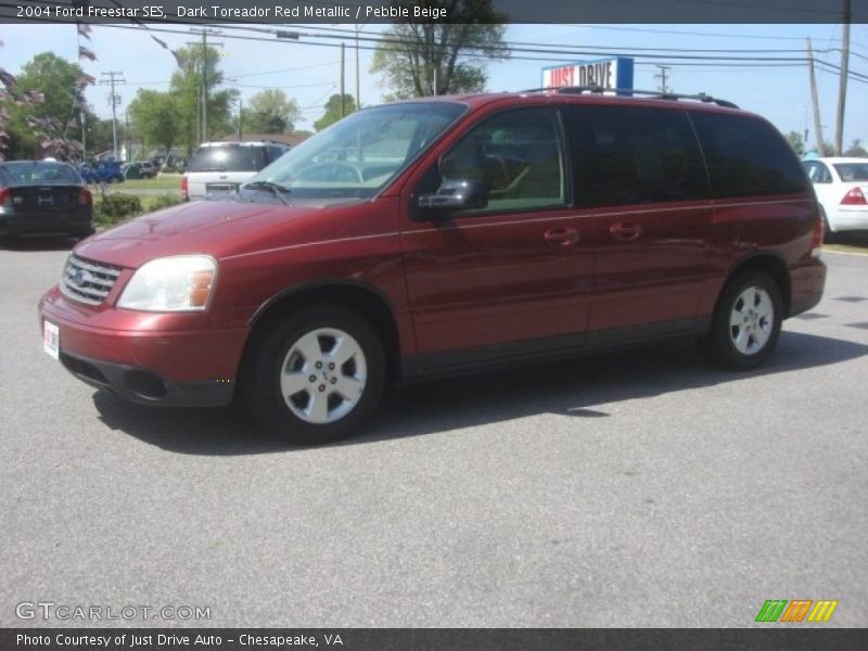 Dark Toreador Red Metallic / Pebble Beige 2004 Ford Freestar SES